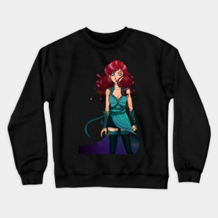 Fantasy Girl without background Crewneck Sweatshirt